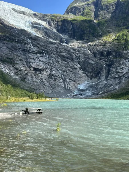 Affiche Norvège -  Lac et Glacier (5)