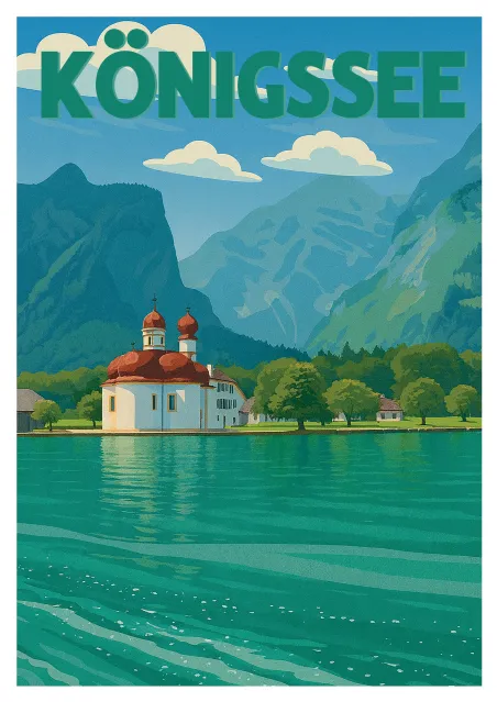 Germany Poster - Bavarian Konigssee