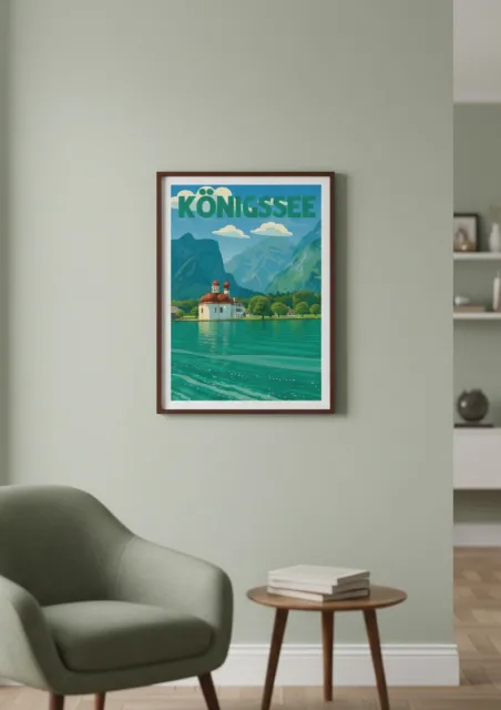Affiche Allemagne - Königssee de Bavière (2)