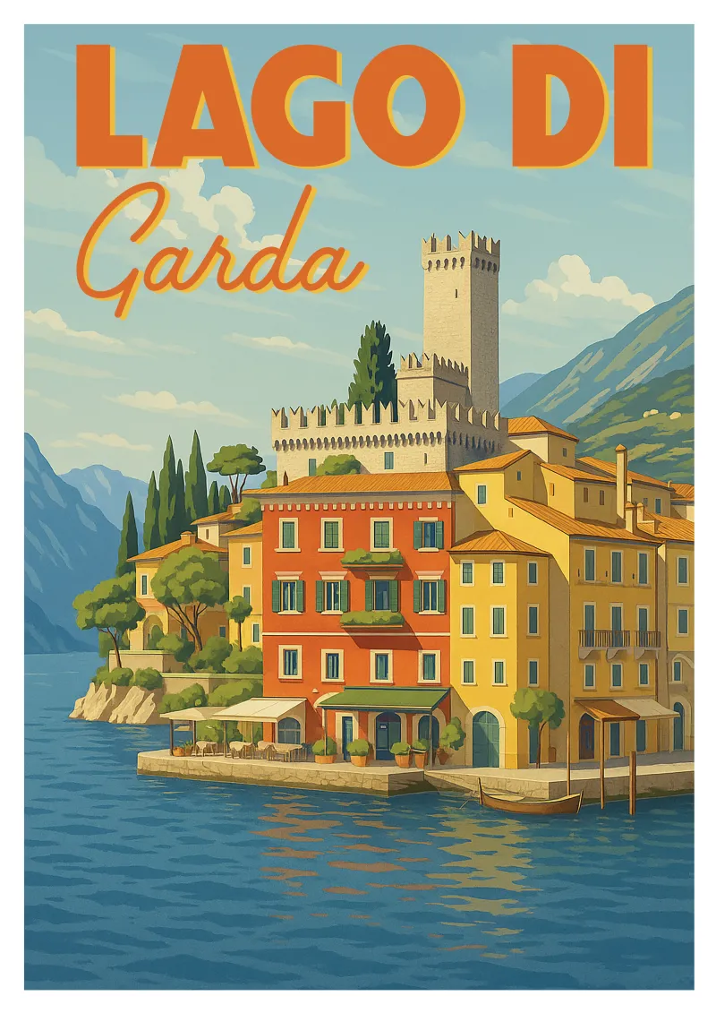 Affiche Affiche Italie - Lac de Garde