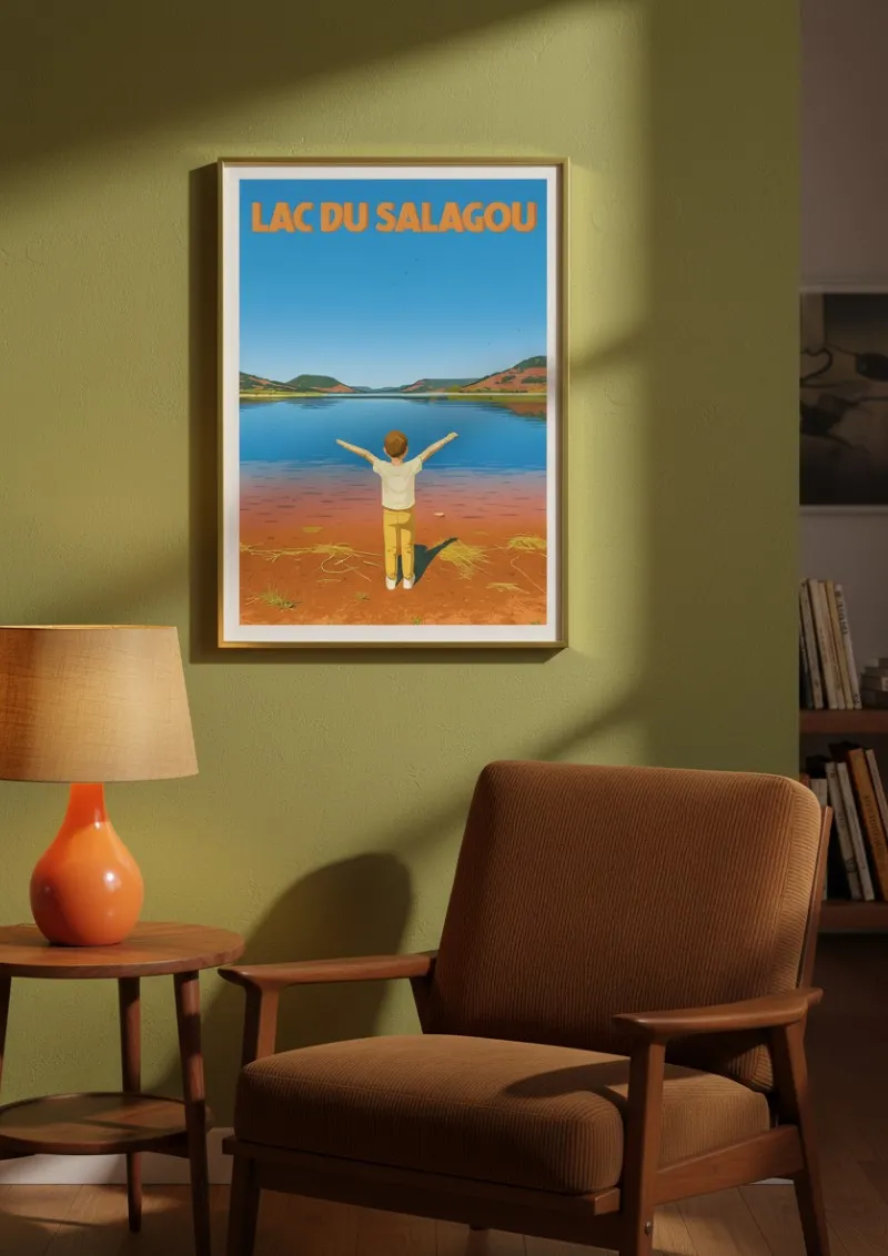 Affiche Lac du Salagou - Terres Rouges (3)