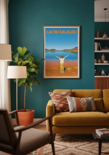 Affiche Lac du Salagou - Terres Rouges (2)