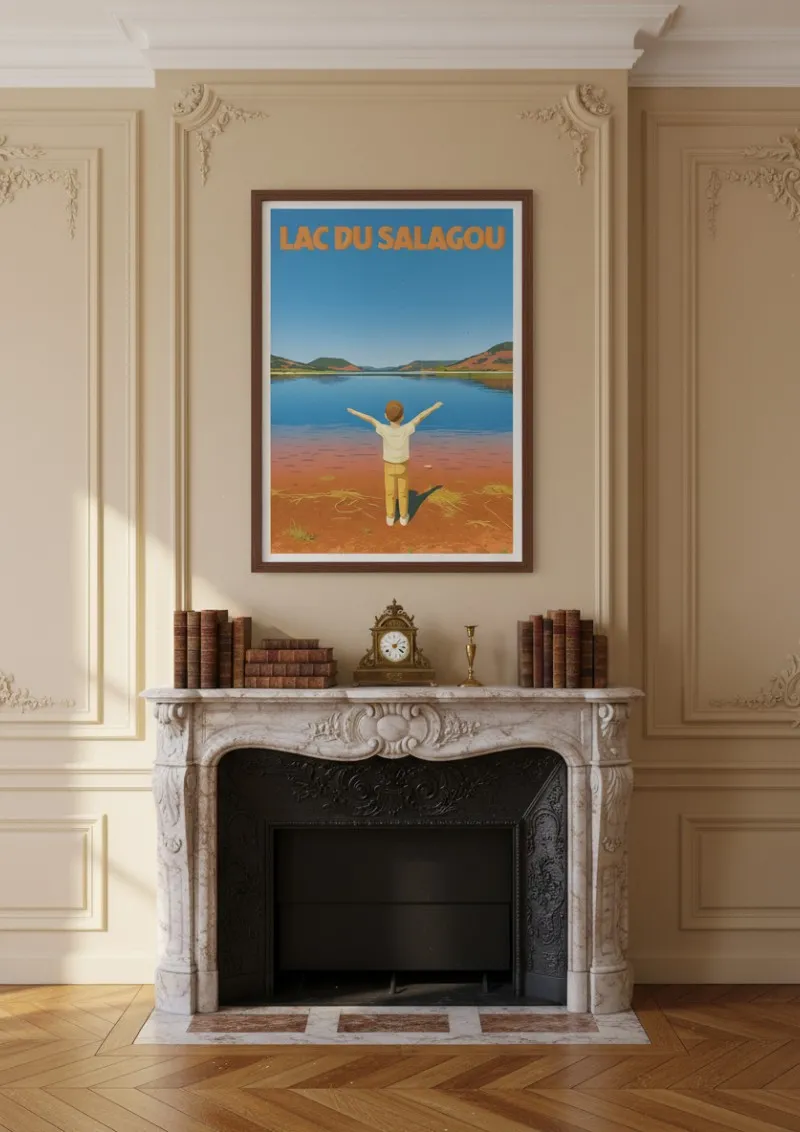 Affiche Lac du Salagou - Terres Rouges (4)