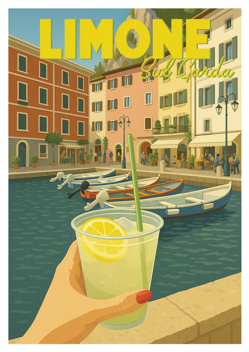 Affiche Italie - Limone sul Garda