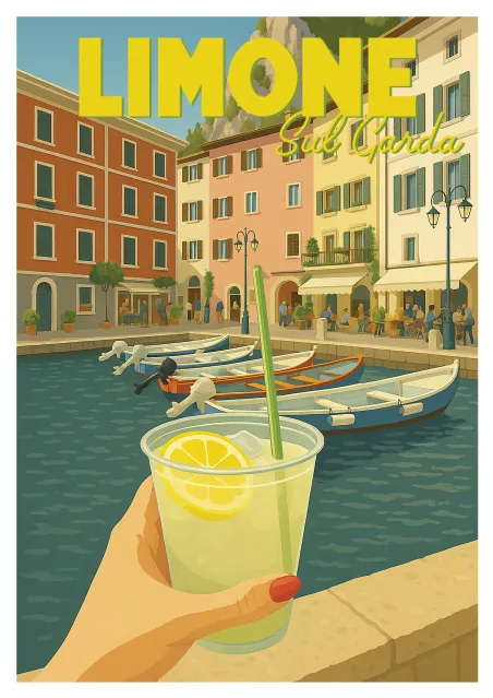 Italy Poster - Limone sul Garda