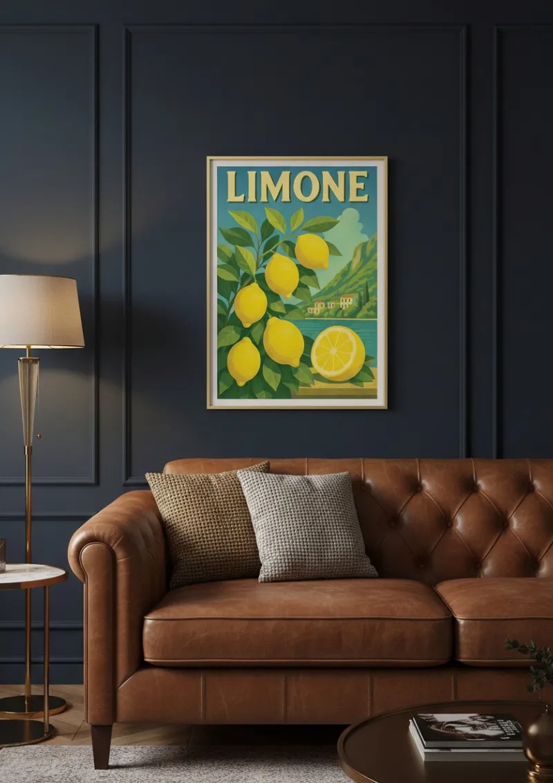 Affiche Limone sul Garda - Citrons et Lac (3)