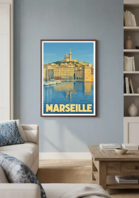 Affiche Marseille -  Vieux-Port (2)