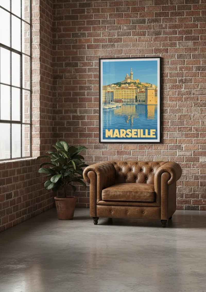 Affiche Marseille -  Vieux-Port (3)