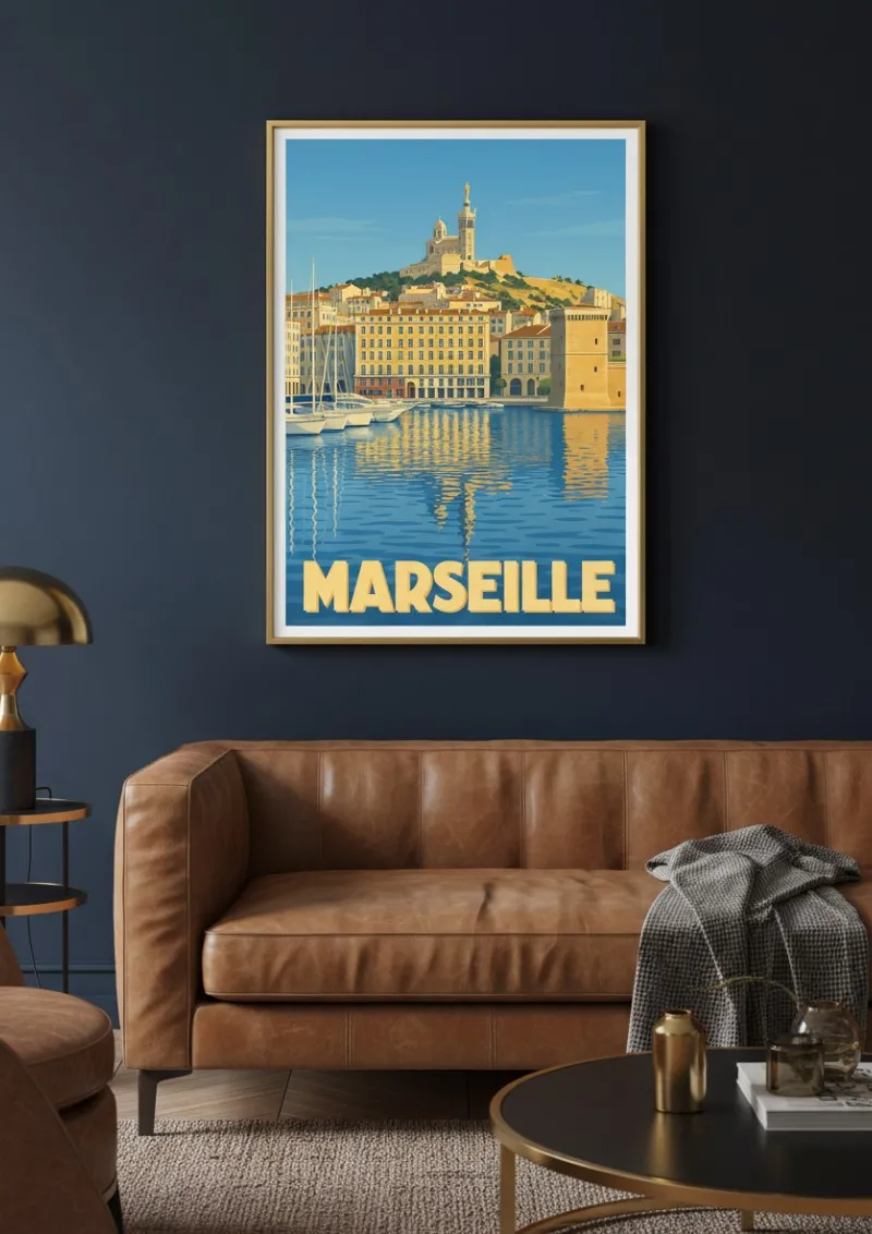 Affiche Marseille -  Vieux-Port (4)