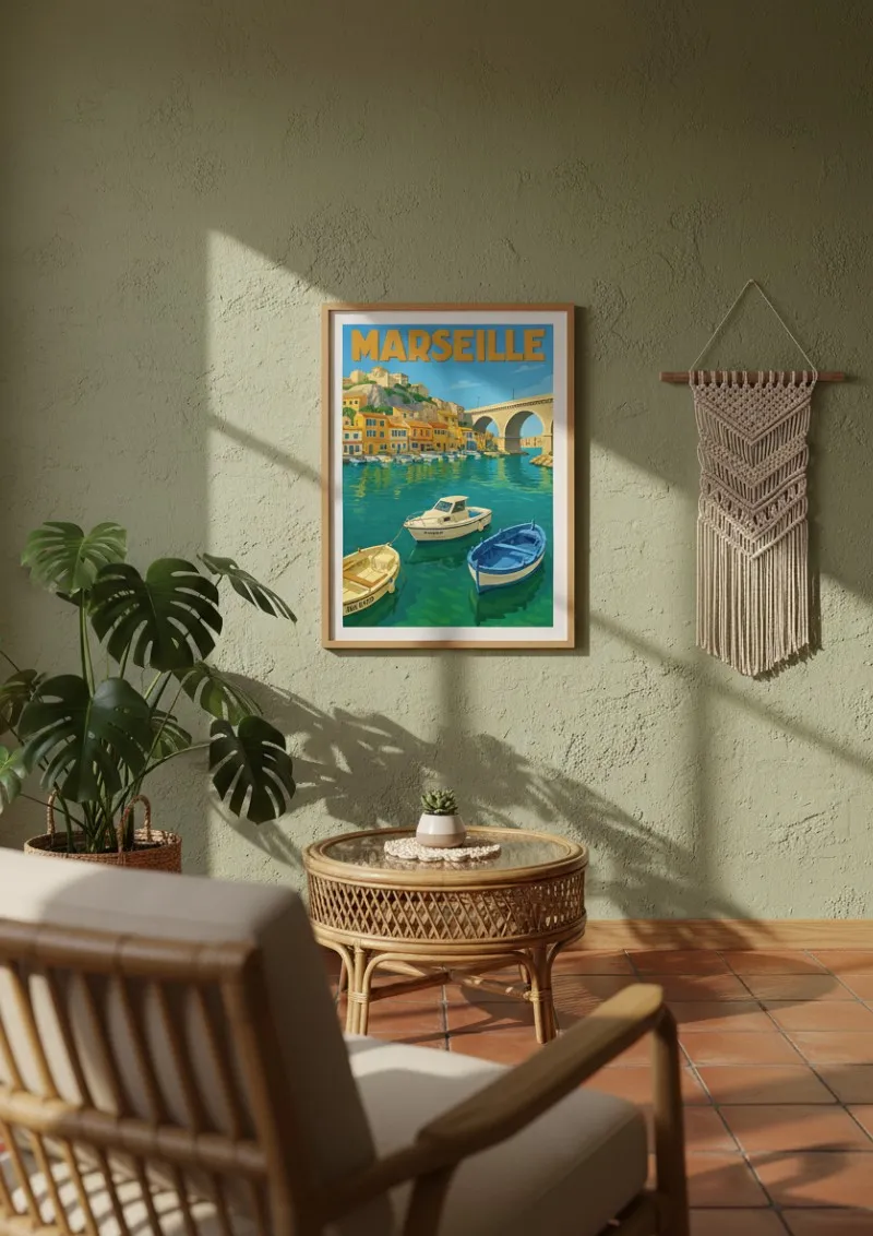 Affiche Marseille - Vallon des Auffes (3)