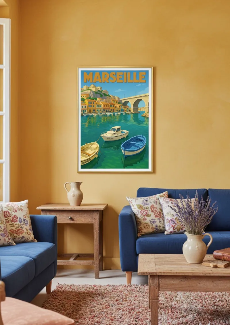 Affiche Marseille - Vallon des Auffes (4)