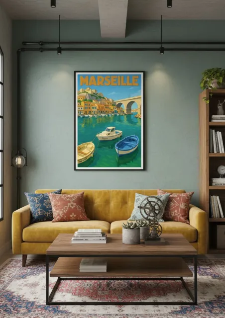 Affiche Marseille - Vallon des Auffes (2)