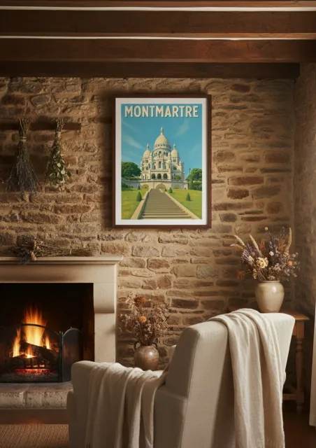 Affiche Montmartre - Basilique du Sacré-Cœur (2)
