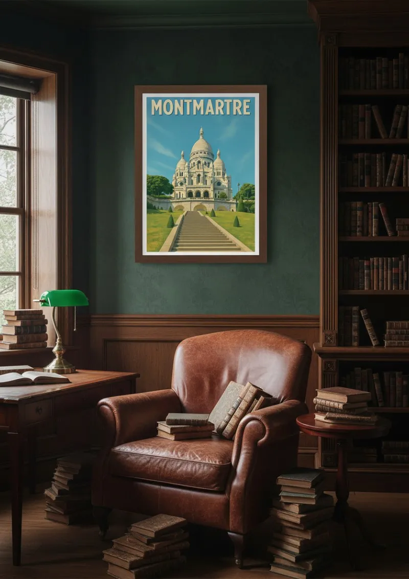 Affiche Montmartre - Basilique du Sacré-Cœur (4)