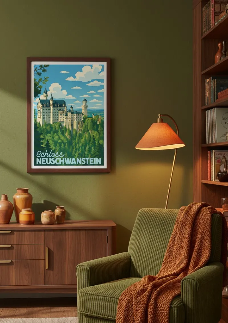 Affiche Château de Neuschwanstein - Alpes Bavaroises (3)