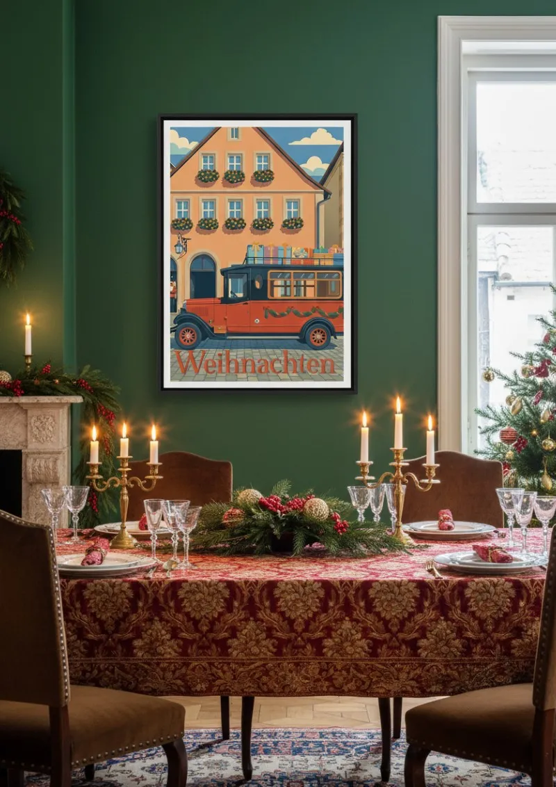 Affiche Allemagne - Noël à Rothenburg ob der Tauber (3)