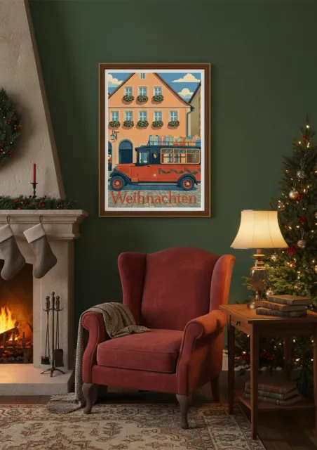 Affiche Allemagne - Noël à Rothenburg ob der Tauber (2)