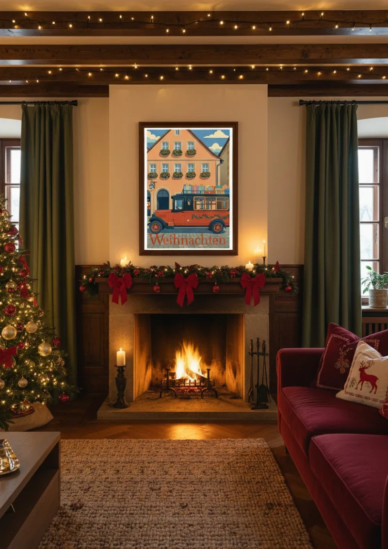 Affiche Allemagne - Noël à Rothenburg ob der Tauber (4)