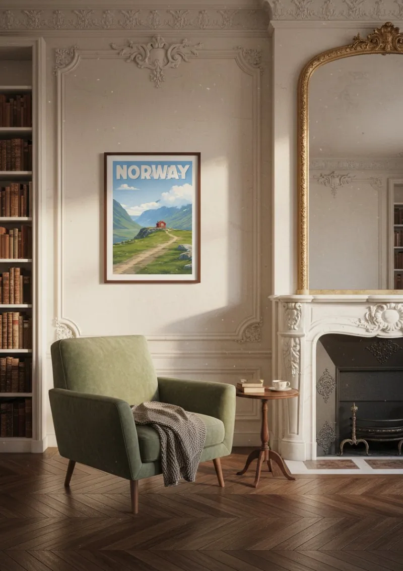 Affiche Norvège - Route Scénique (3)