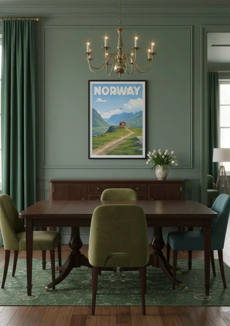 Affiche Norvège - Route Scénique (4)