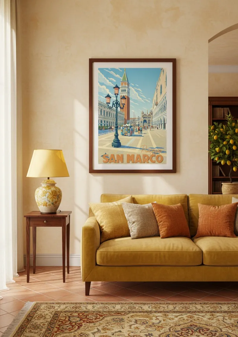 Affiche Venise - Place Saint-Marc (4)