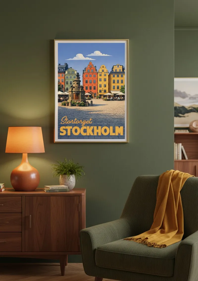 Affiche Stockholm - Stortorget (2)