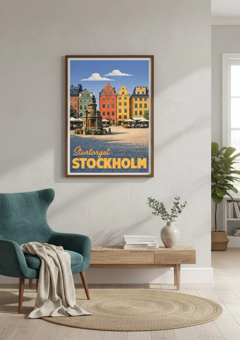 Affiche Stockholm - Stortorget (3)