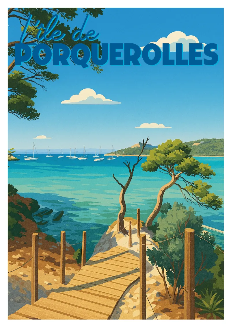Porquerolles Poster - Beach