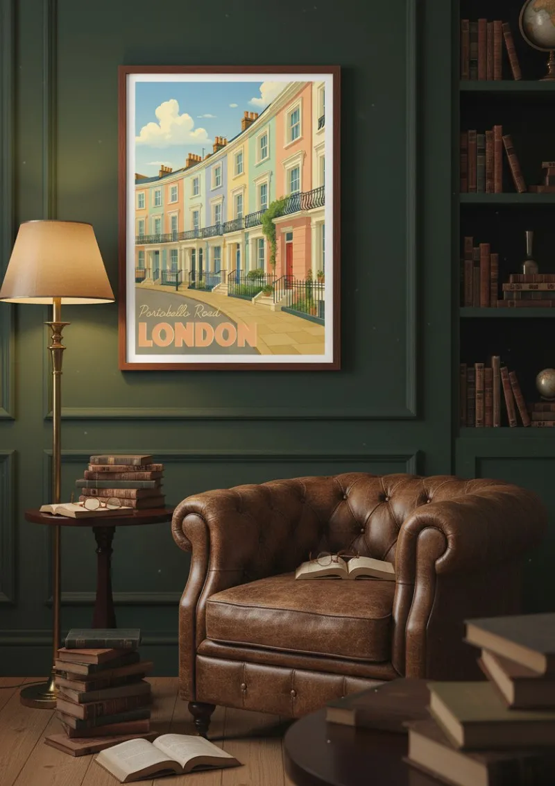 Affiche Portobello Road -  Londres (4)