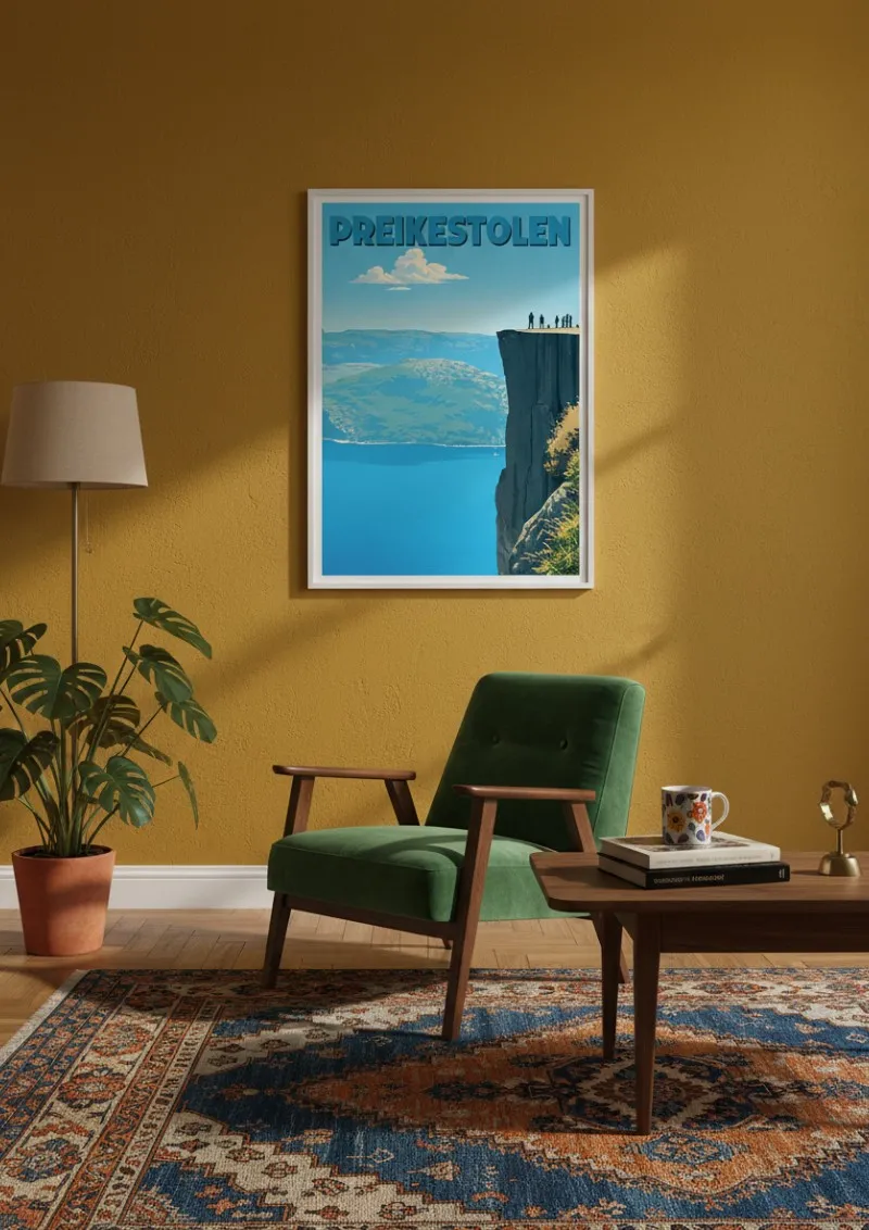 Affiche Preikestolen - Fjord Norvégien (3)