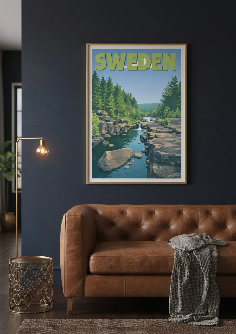 Affiche Suède - Nature Sauvage (3)
