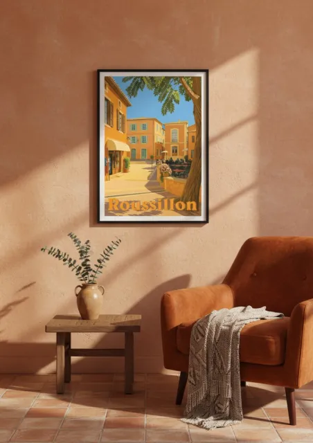 Affiche  Roussillon - Village d’Ocre en Provence (2)