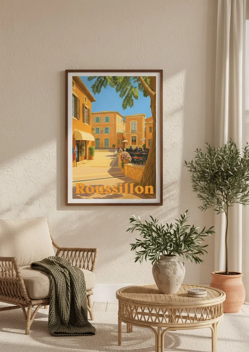 Affiche  Roussillon - Village d’Ocre en Provence (3)