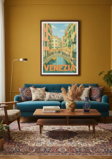 Affiche Venise - Pont Secret sur les Canaux (2)
