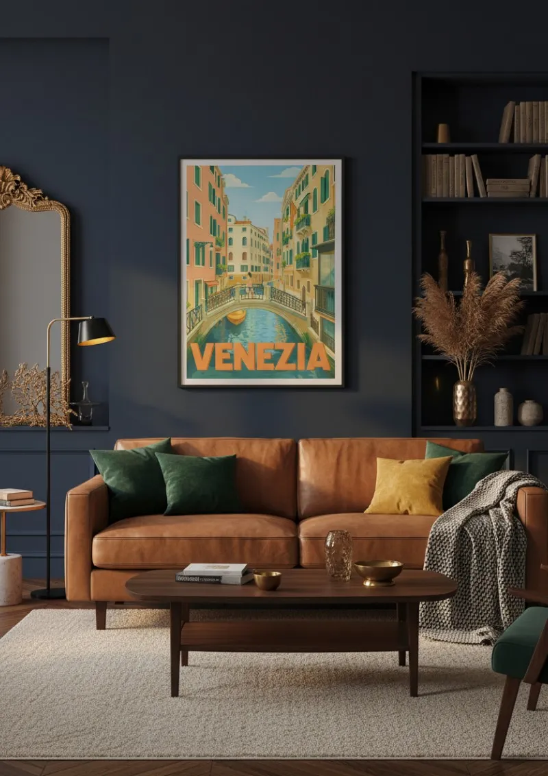 Affiche Venise - Pont Secret sur les Canaux (3)