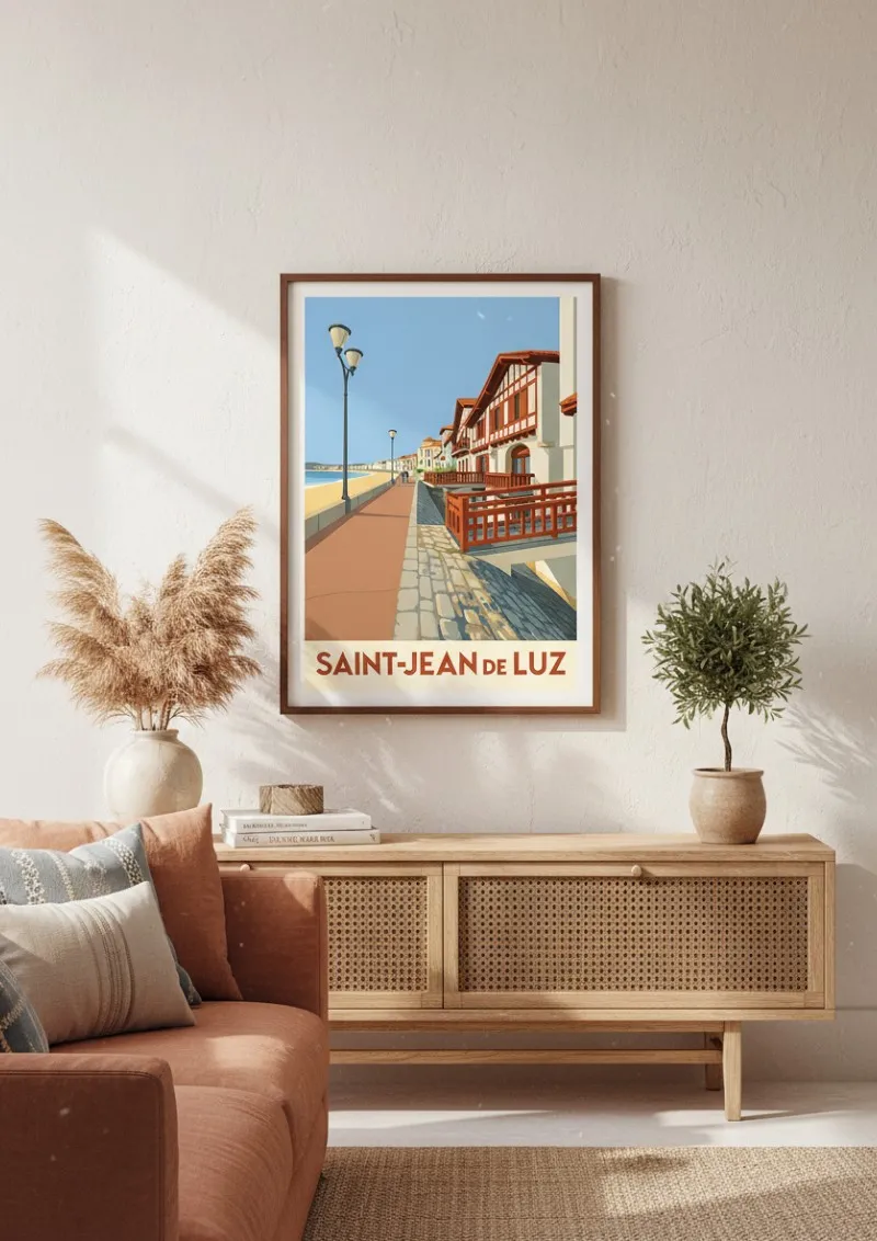 Affiche Saint-Jean-de-Luz - Esprit Basque (2)