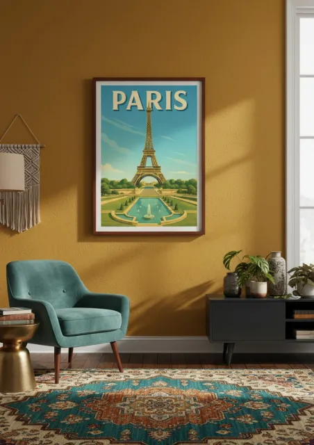 Affiche Paris - La Tour Eiffel au lever du jour (2)