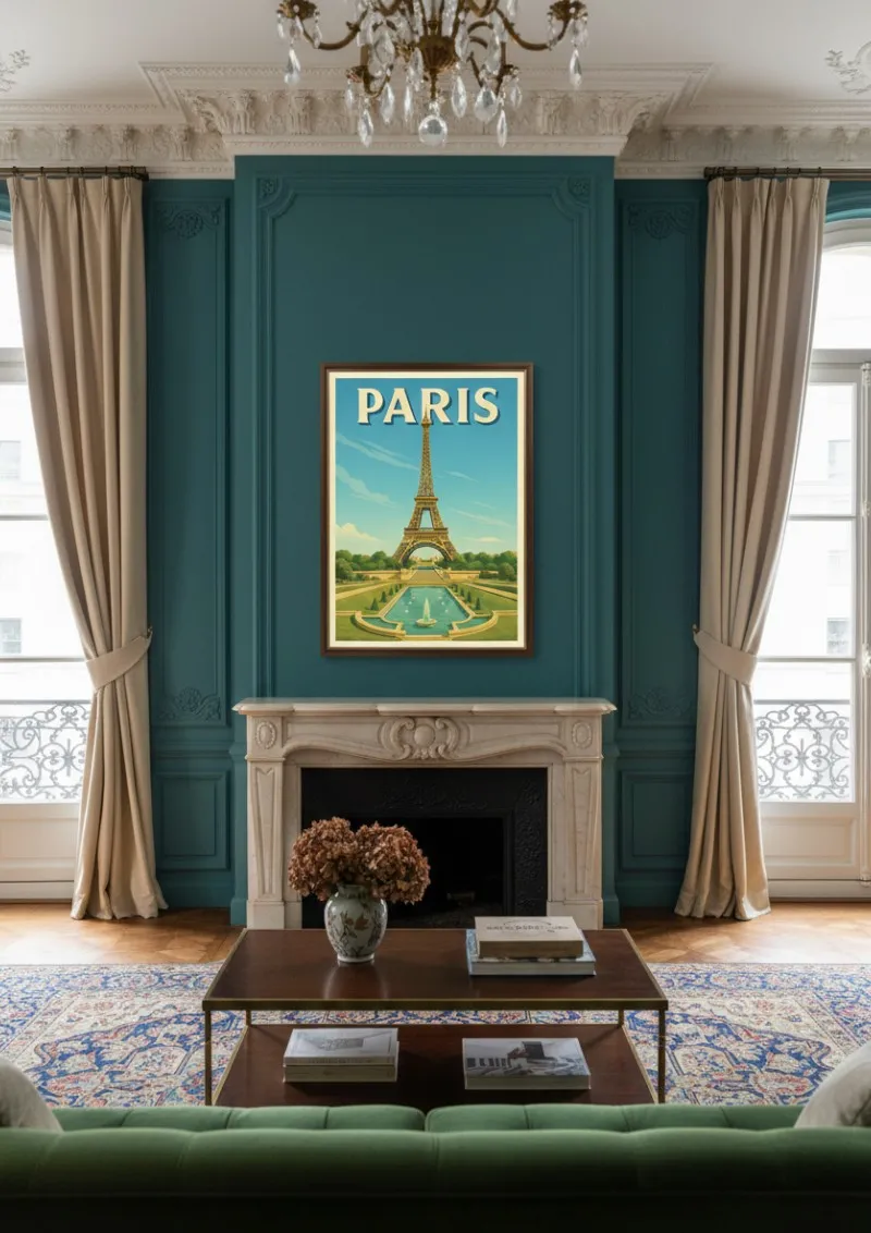 Affiche Paris - La Tour Eiffel au lever du jour (4)