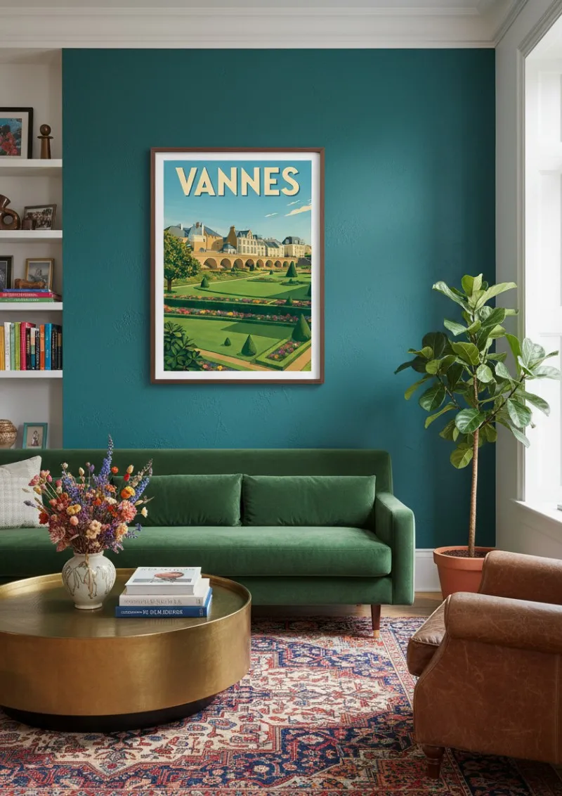 Affiche Vannes - Jardins & Remparts de Bretagne (2)