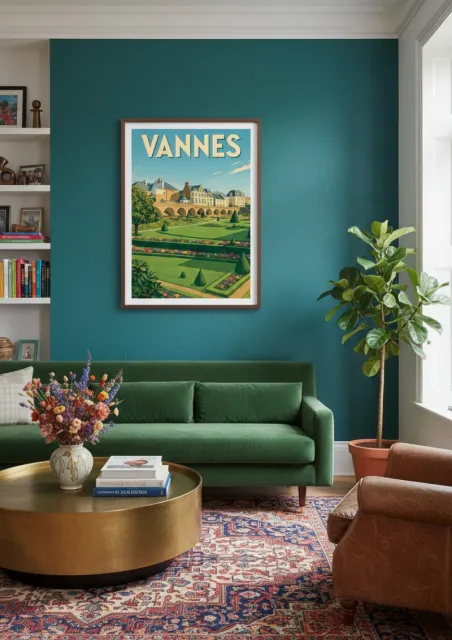 Affiche Vannes - Jardins & Remparts de Bretagne (2)