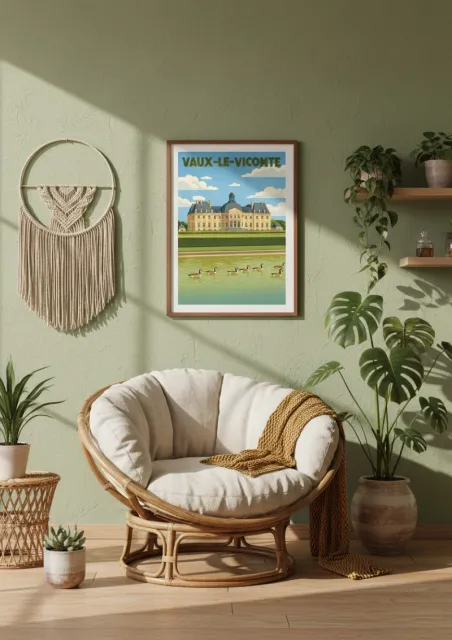 Affiche châteaux -  Vaux-le-Vicomte (2)