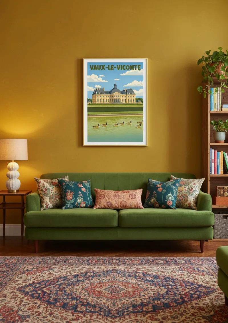 Affiche châteaux -  Vaux-le-Vicomte (3)