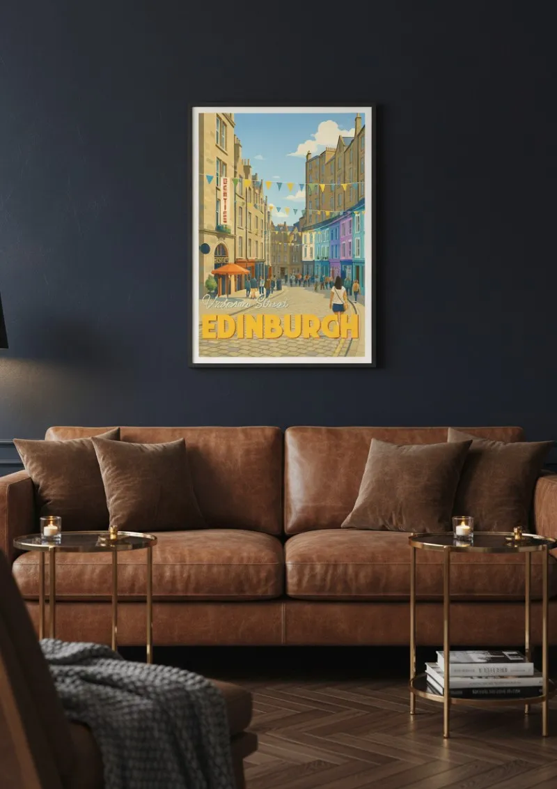 Affiche Edinburgh - Victoria Street (3)