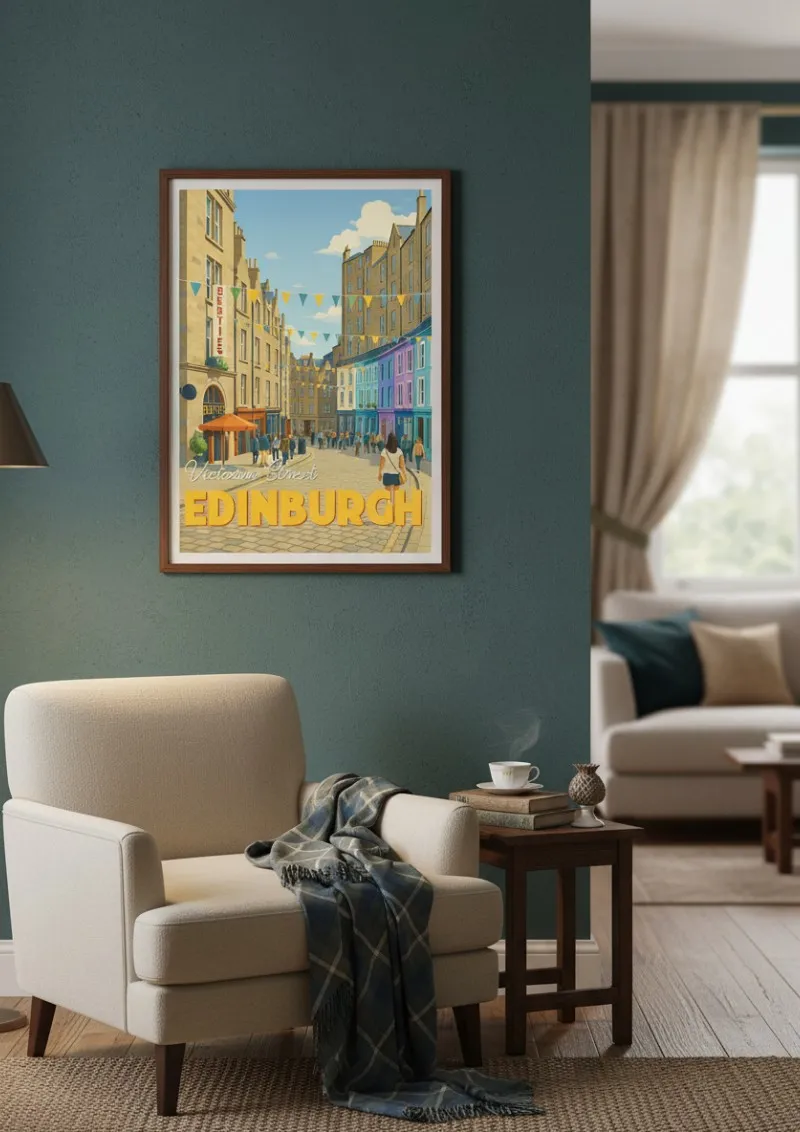 Affiche Edinburgh - Victoria Street (2)