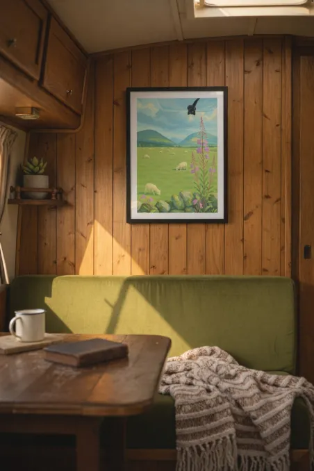 Affiche Vanlife - Roadtrip en Angleterre (2)