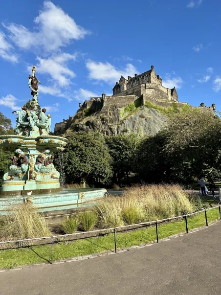 Affiche Edinburgh - Les jardins du château (5)