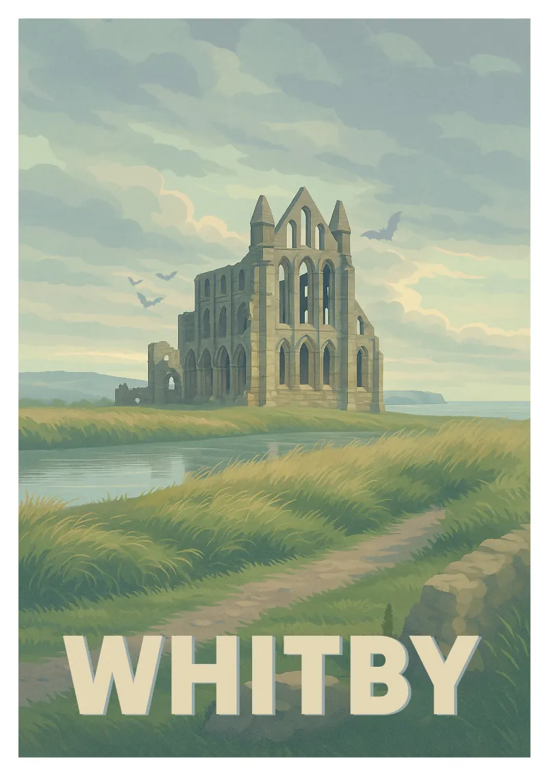 Affiche Whitby - L’Abbaye mystérieuse