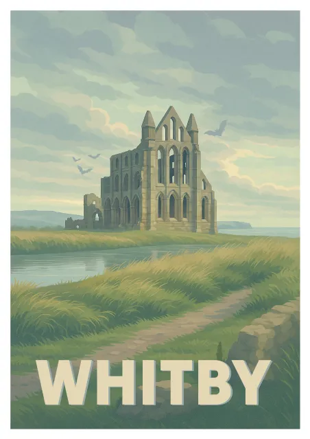 Affiche Whitby - L’Abbaye mystérieuse
