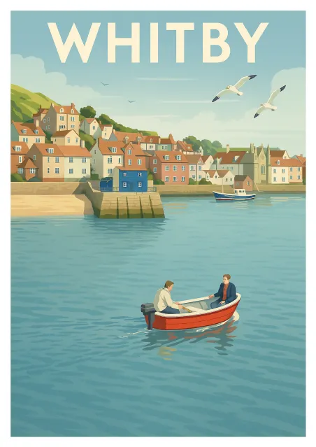 Affiche Whitby - Retour de pêche