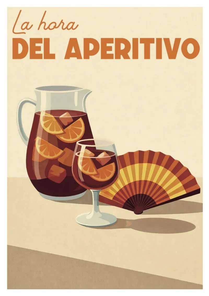 Affiche La Hora del Aperitivo - Sangria